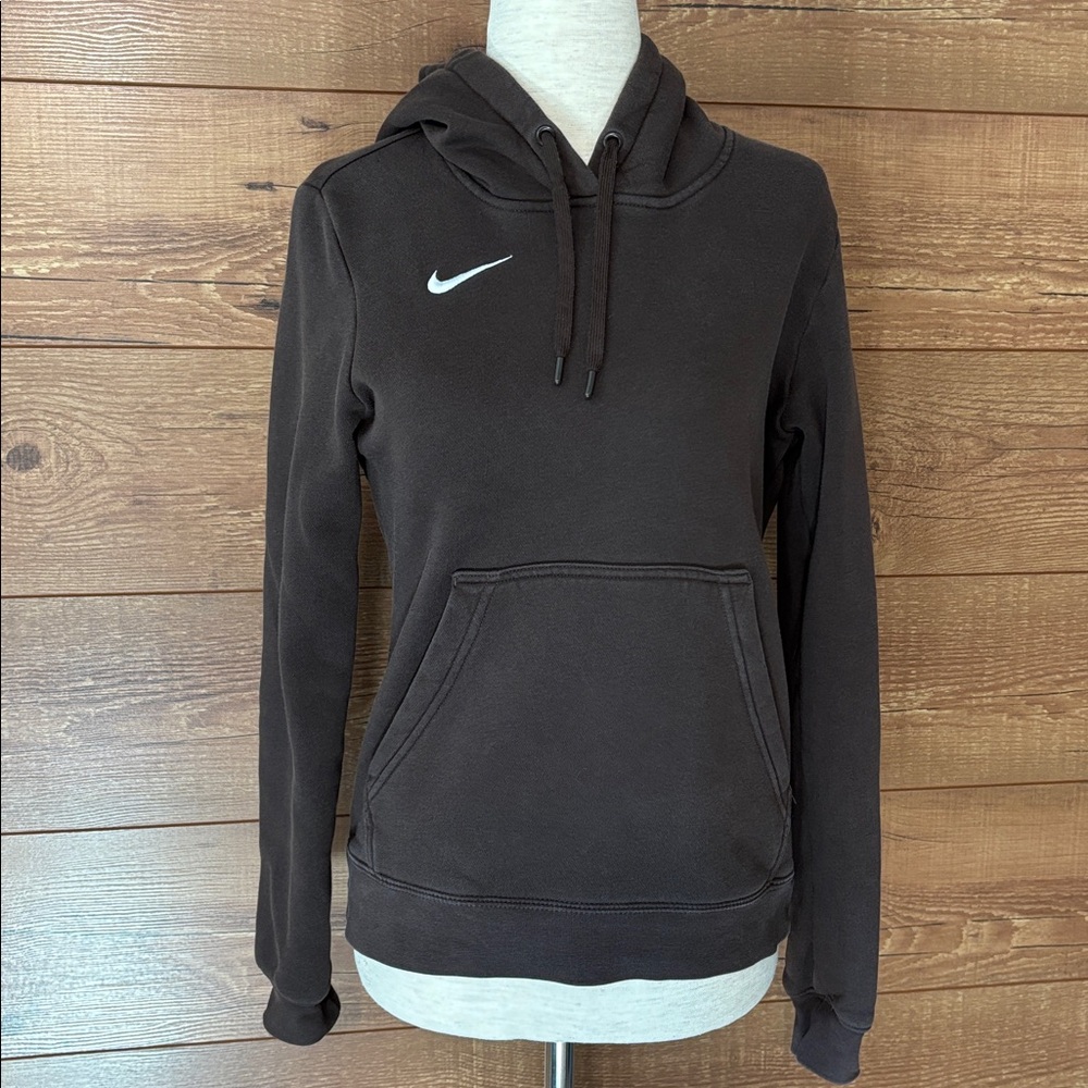 Nike sz XS chocolate brown hoodie